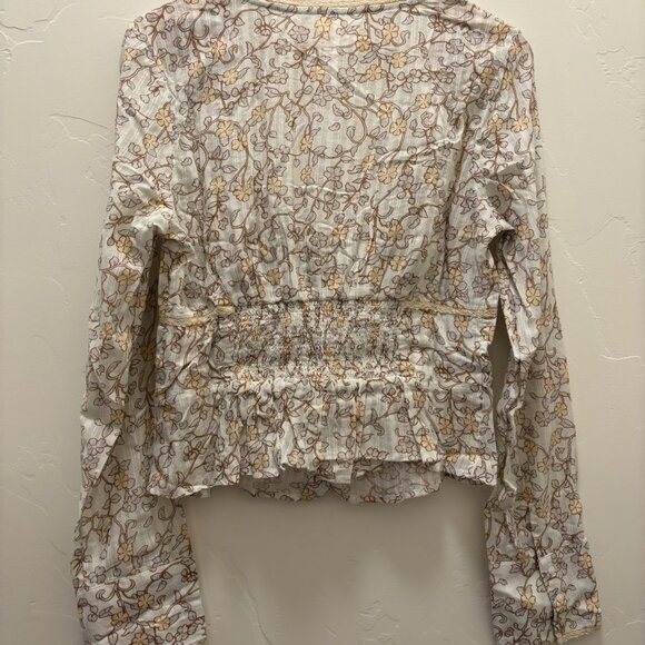 Free People Call Me Baby Long-Sleeve Blouse NWT * - Picture 6 of 6